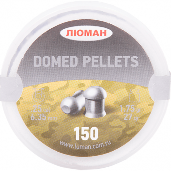 Пуля пневматическая DOMED PELLETS 6,35мм, 1,75гр (150 шт.)